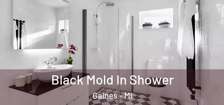  Black Mold In Shower Gaines - MI